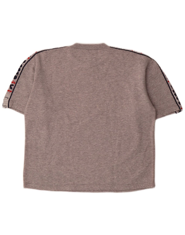 T-shirt grafica da uomo Diadora Top Grigio medio