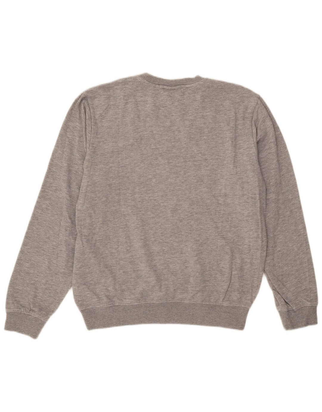 Felpa Kappa da uomo in cotone mélange grigio medio
