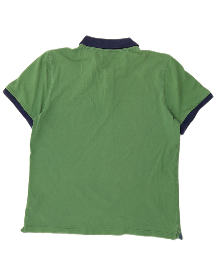 Polo K-Way Bambino 15-16 Anni Large Verde Cotone