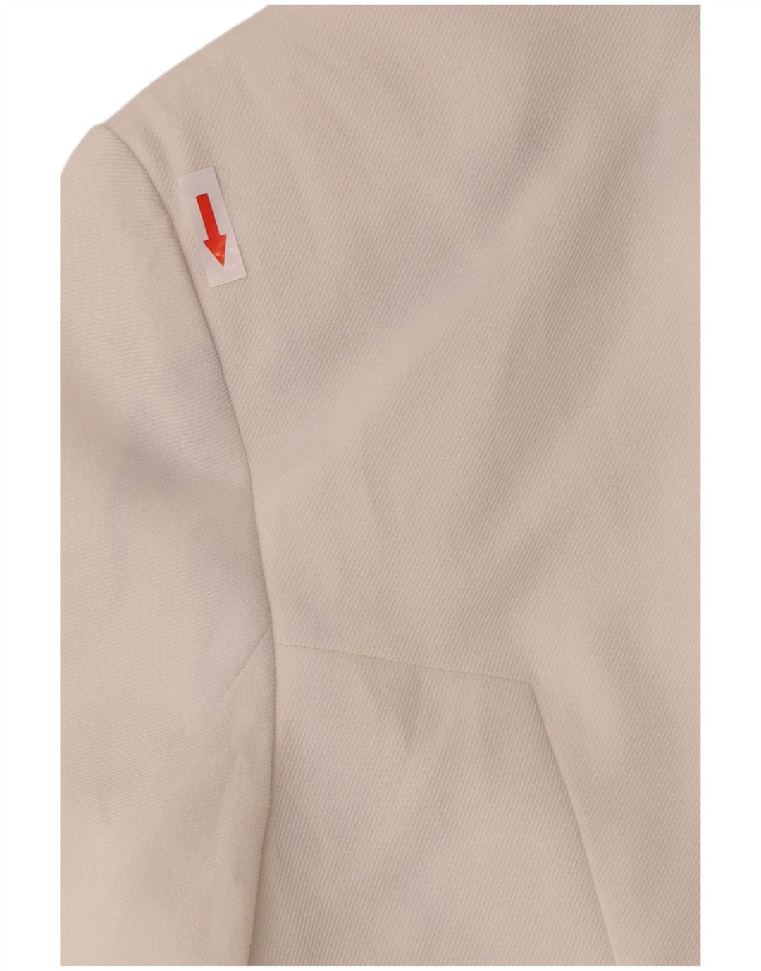 Giacca blazer a 3 bottoni da donna Jurgen Michaelsen UK 10 piccola poliestere bianco