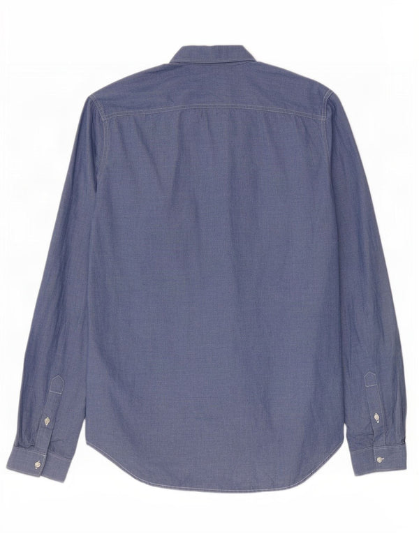 Camicia da uomo Superdry XL in cotone blu