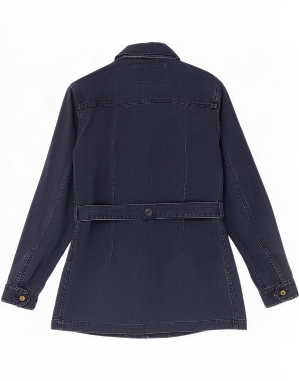 Giacca militare da donna Rifle UK 10 Small Cotone blu navy
