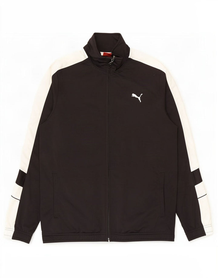 Giacca da tuta da uomo Puma Medium Black Colourblock