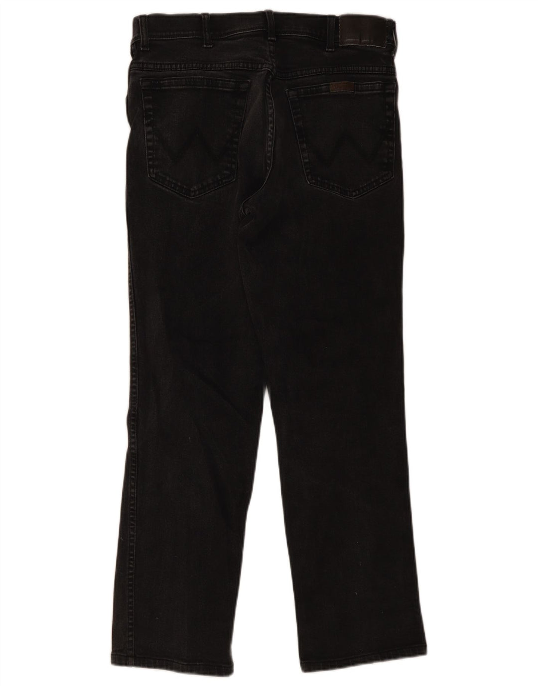 Jeans dritti da uomo Wrangler vestibilità regolare W34 L32 cotone grigio