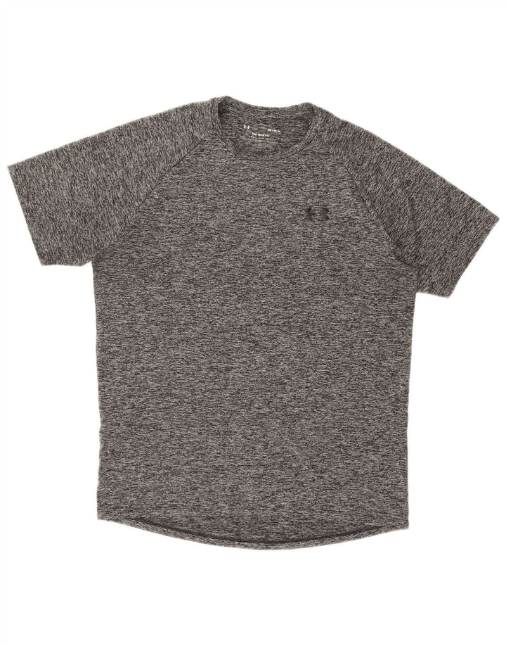 UNDER ARMOUR Mens T-Shirt Top Medium Grey Flecked