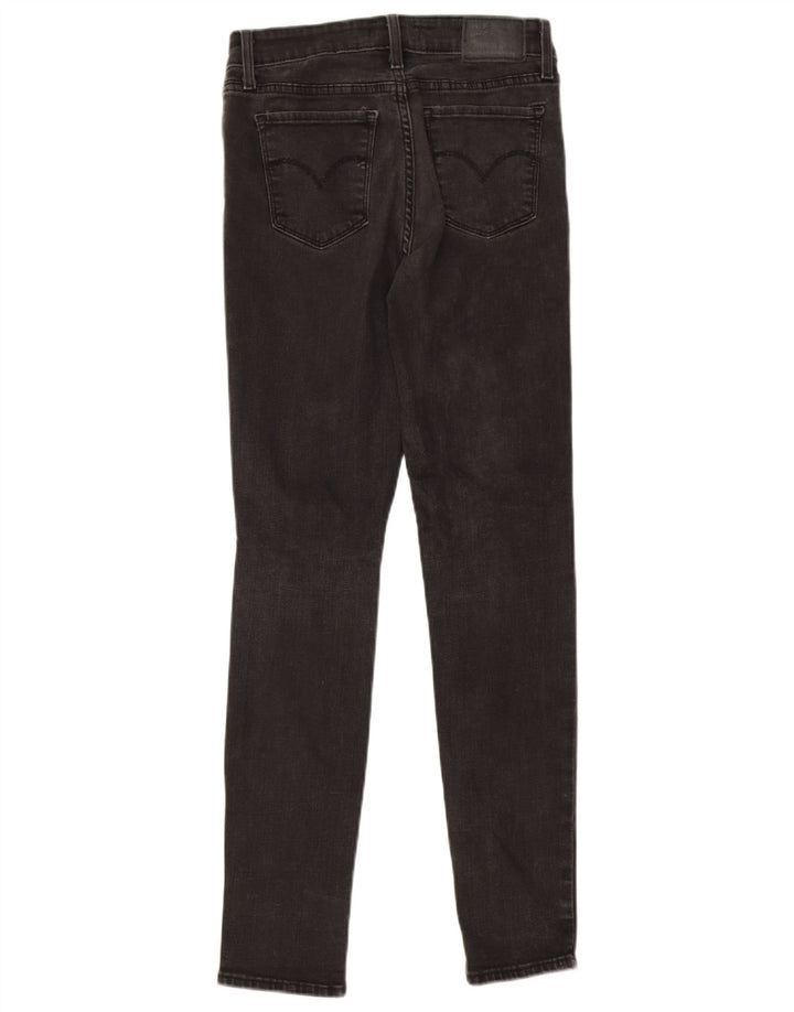 Levi's Donna 711 Jeans skinny effetto invecchiato W27 L30 Cotone grigio
