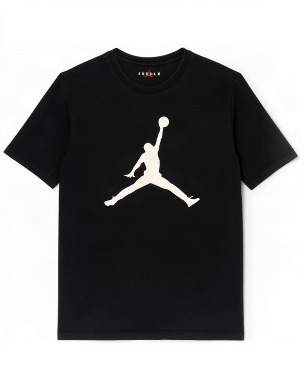 Jordan Mens Standard Fit Graphic T-Shirt Top Medium Black Cotton