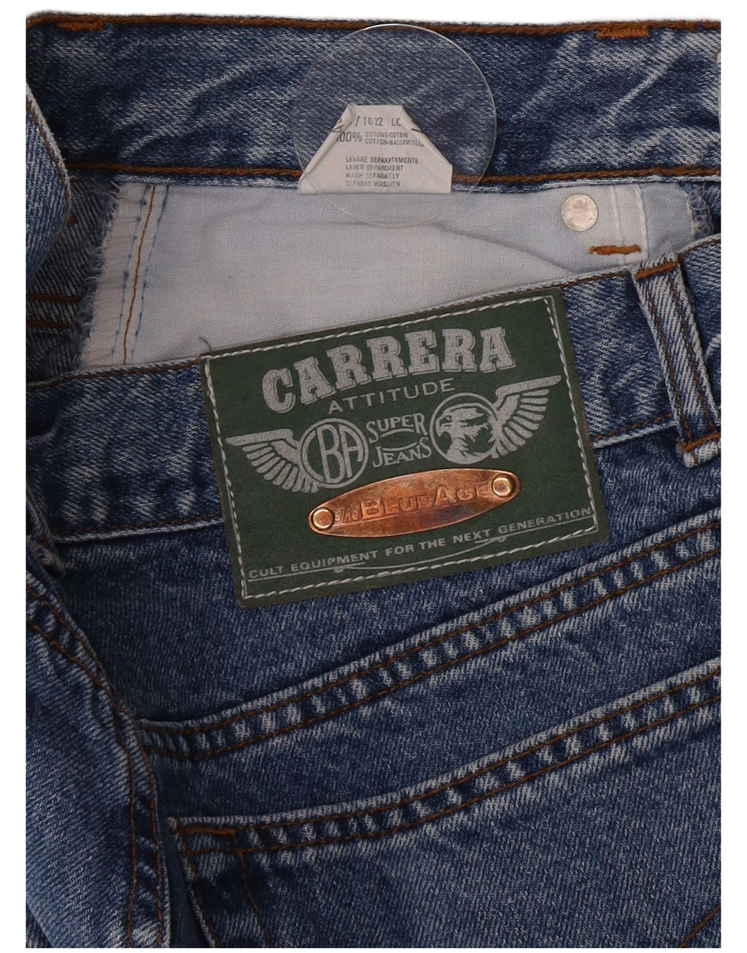 Jeans dritti da donna Carrera W31 L30 cotone blu