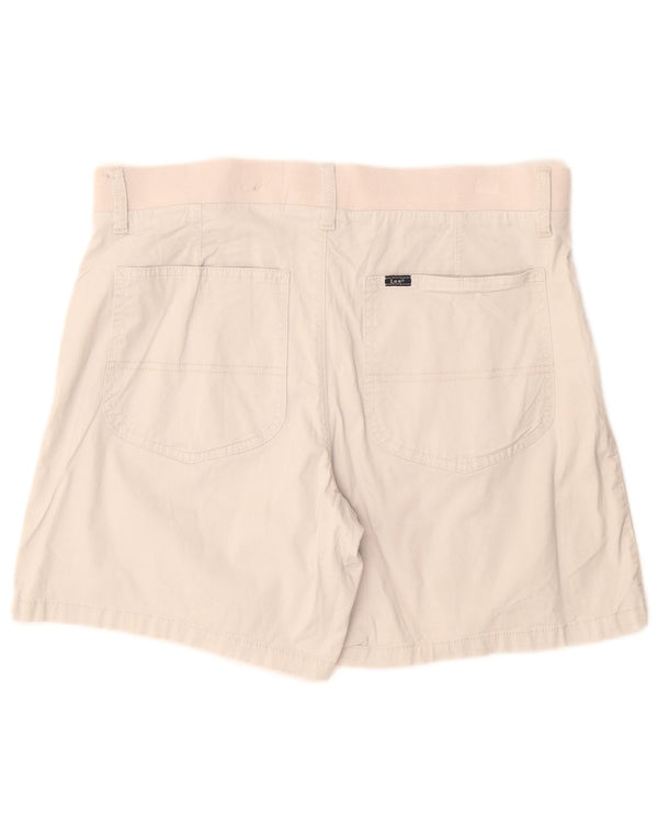Pantaloncini chino da donna Lee W34 grandi beige