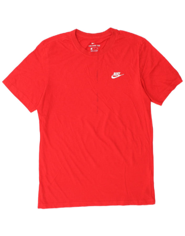 T-shirt da uomo Nike Top Small rossa in cotone