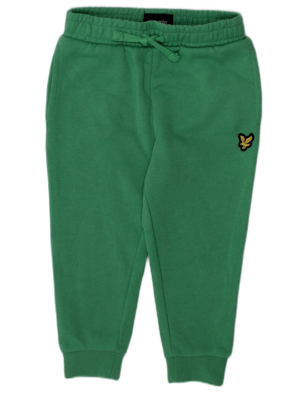 Pantaloni della tuta da bambina Lyle & Scott 18-24 mesi in cotone verde