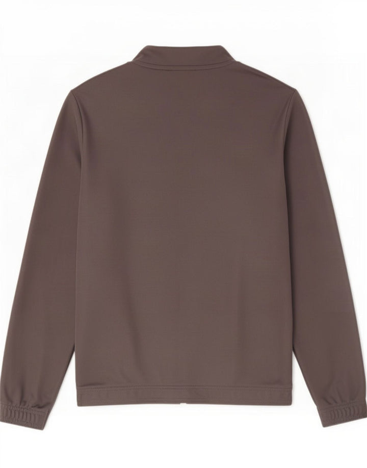 Giacca superiore della tuta da uomo Adidas Aeroready in poliestere grigio medio