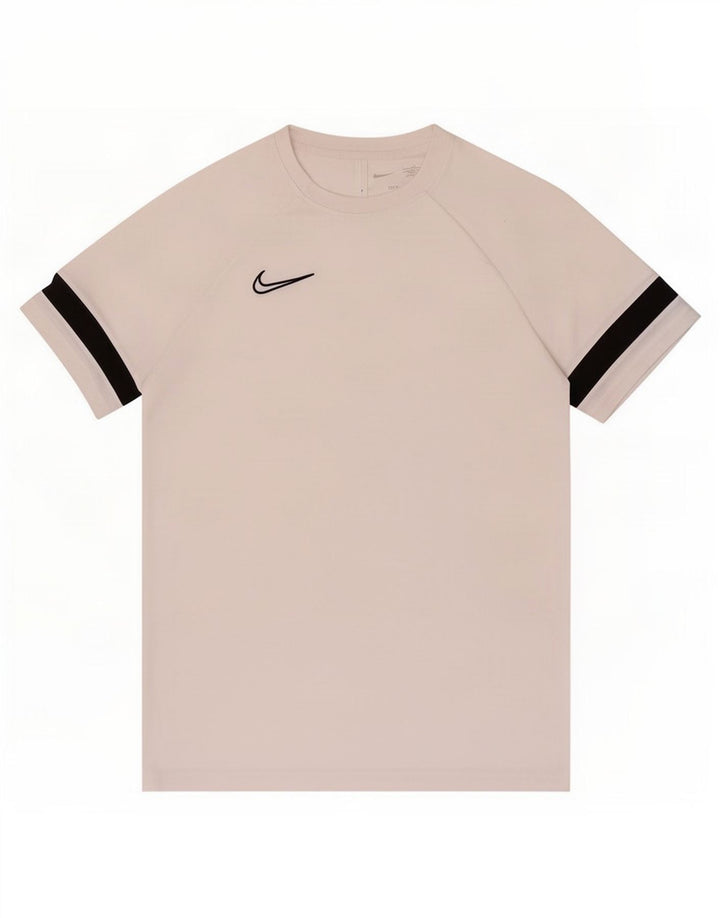 T-shirt Nike da uomo Dri Fit, grande, in poliestere color block bianco