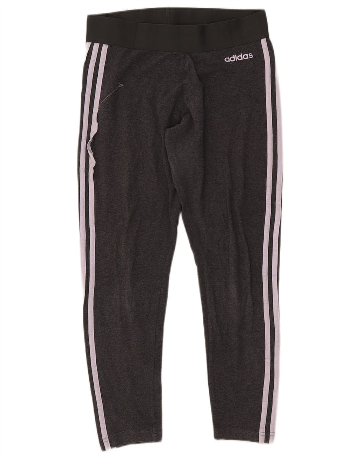 Leggings da donna ADIDAS UK 12 Cotone grigio medio