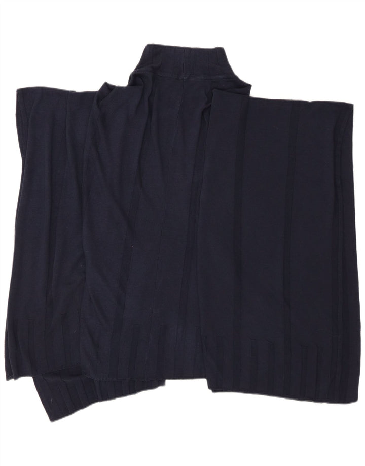 Maglione poncho da donna Marks & Spencer taglia unica in viscosa blu navy