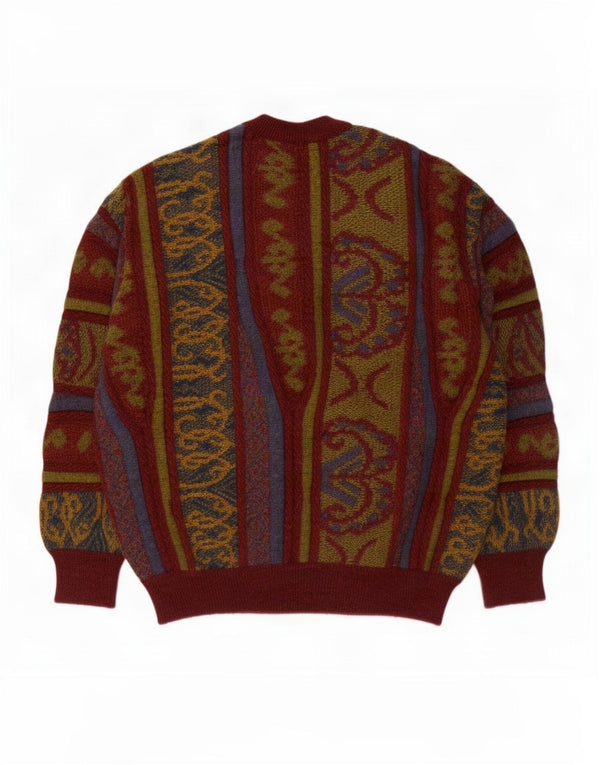 Maglione Maglione Girocollo Uomo Umberto Vallati IT 54 XL Multicolore