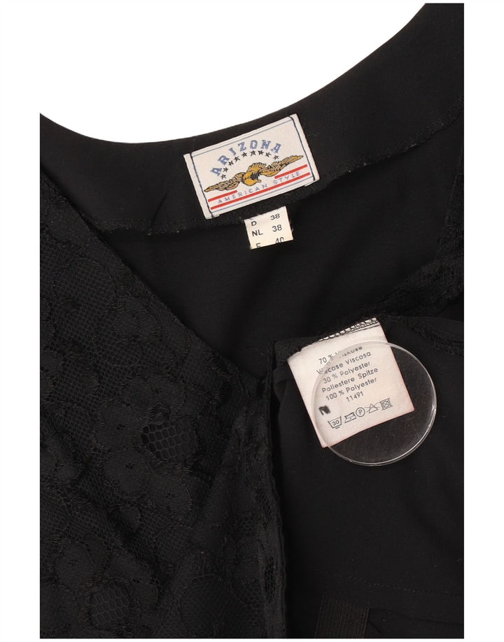 Gilet da donna Arizona EU 38 viscosa floreale nera media
