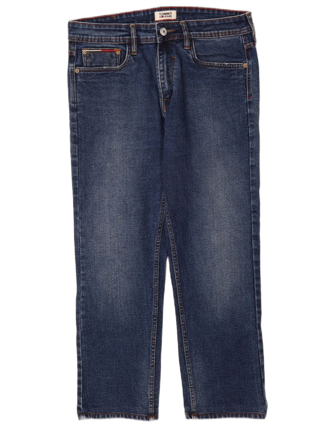 TOMMY HILFIGER Mens Straight Jeans W32 L26 Blue