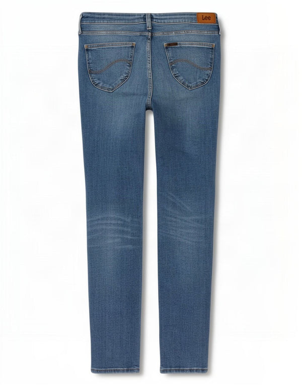 Lee Womens Scarlett Skinny Jeans W32 L31 Blue Cotton
