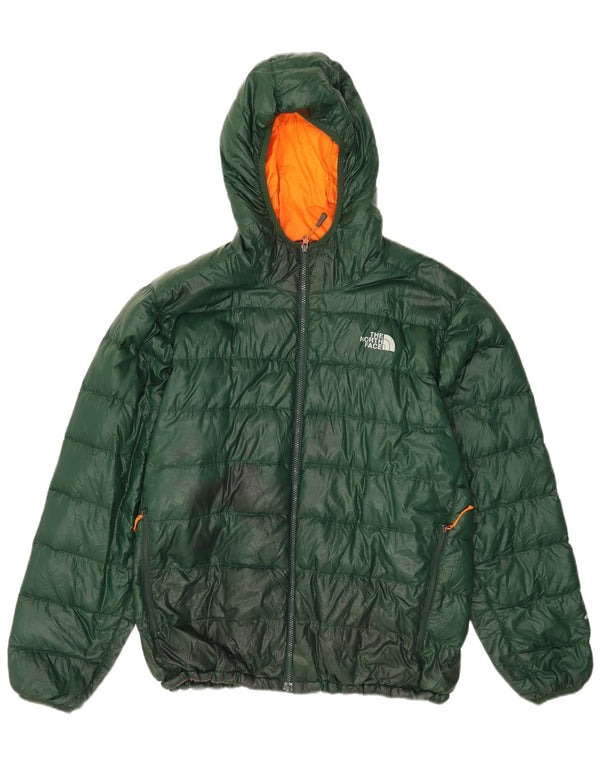 Giacca imbottita con cappuccio da uomo The North Face UK 42 XL Nylon verde