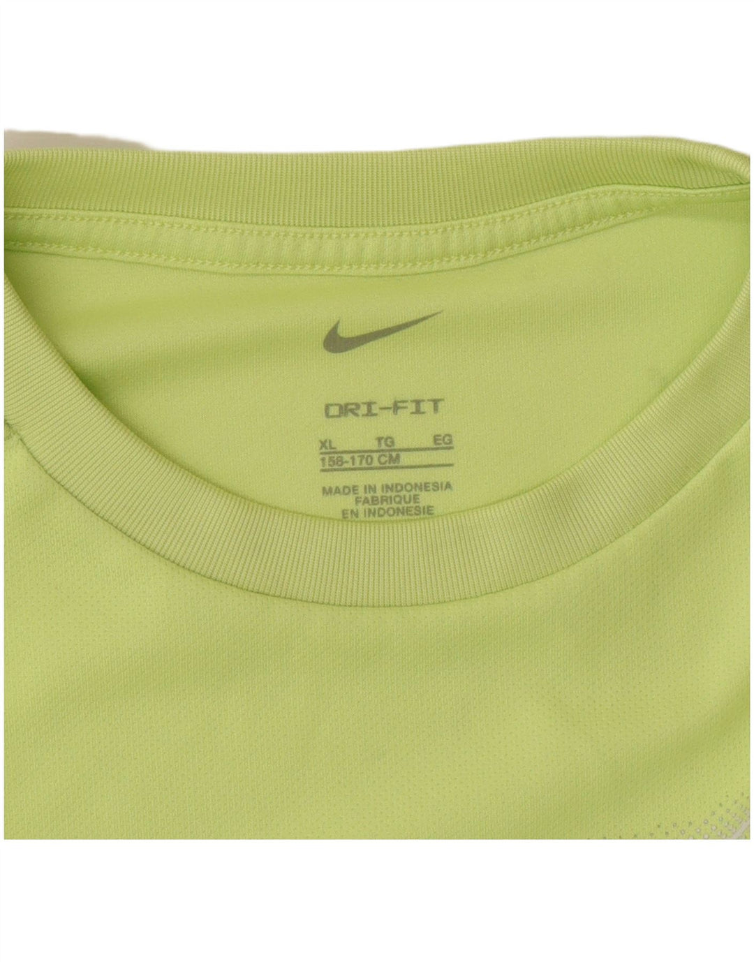 T-shirt grafica Nike da ragazzo Dri Fit Top 13-14 anni XL Verde