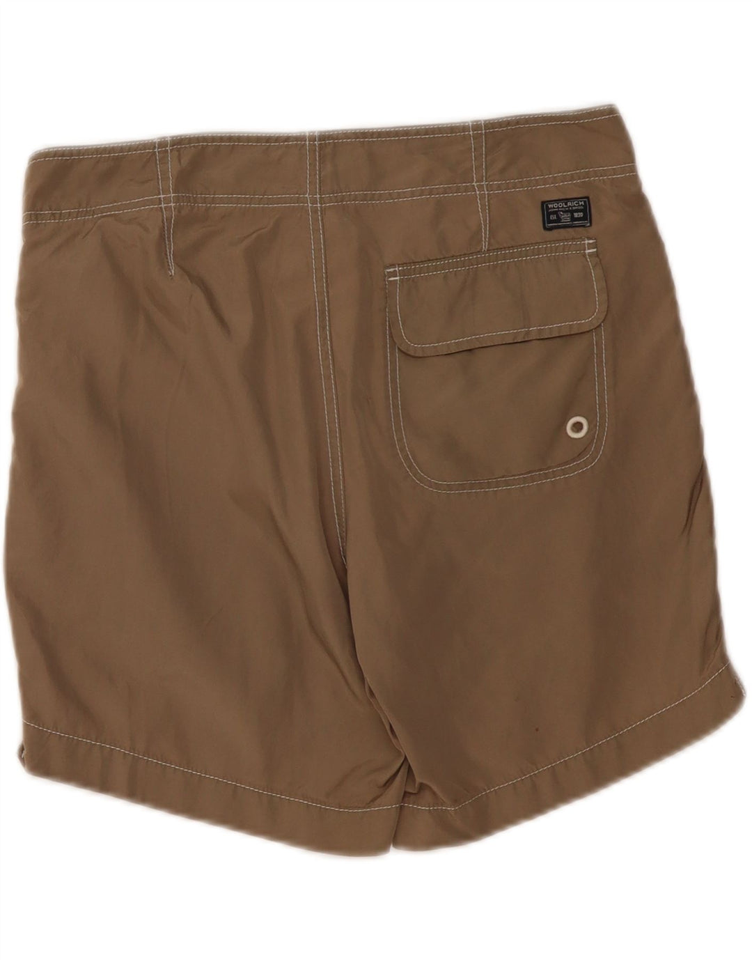 Pantaloncini da bagno da uomo Woolrich Poliestere marrone medio