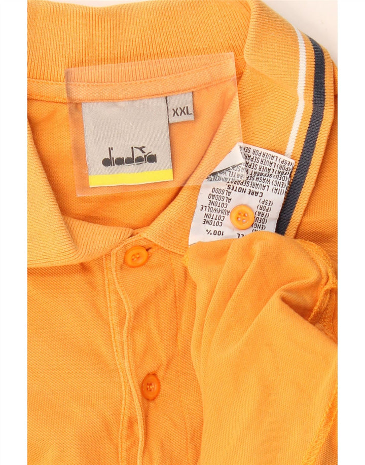 Polo Uomo DIADORA 2XL Cotone Arancione