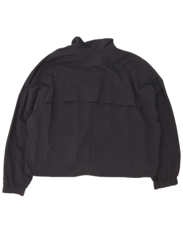 Giacca da tuta oversize da donna Adidas UK 12/14 Medium Nero