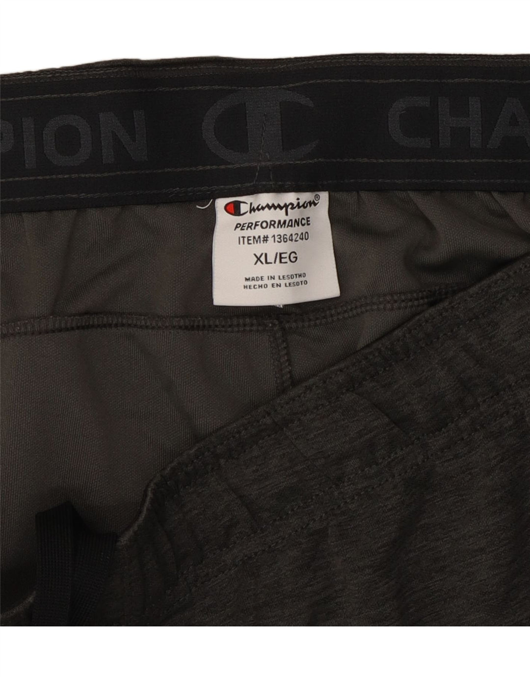 CHAMPION Pantaloni da tuta da uomo Joggers XL Poliestere color block grigio