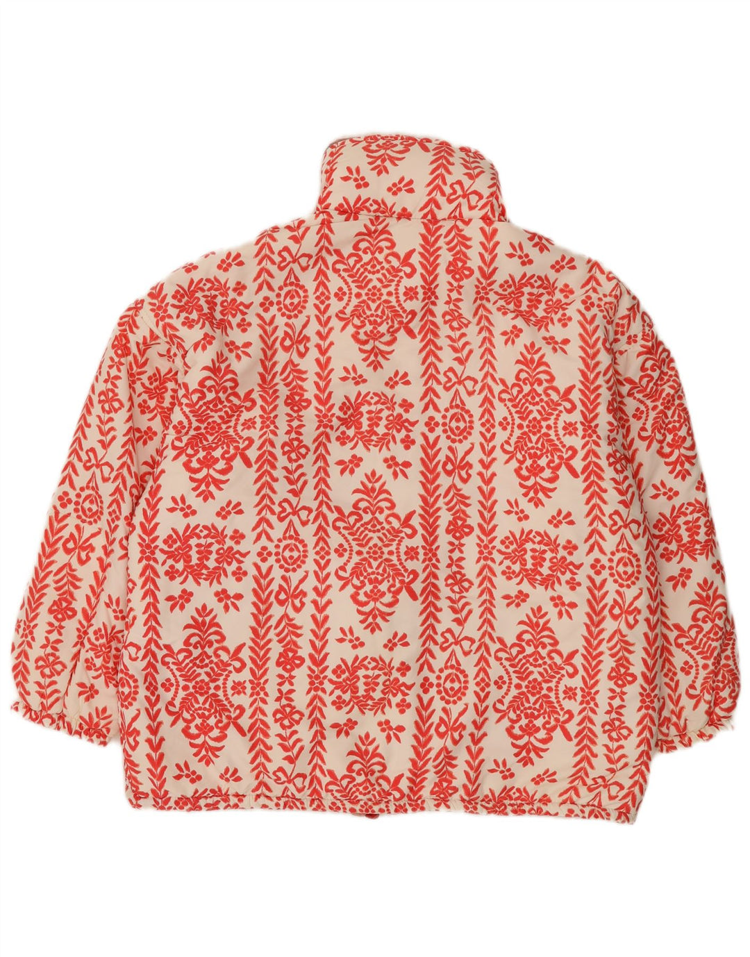 Giacca reversibile oversize con cappuccio Belfe & da donna IT 42 Rosso medio floreale