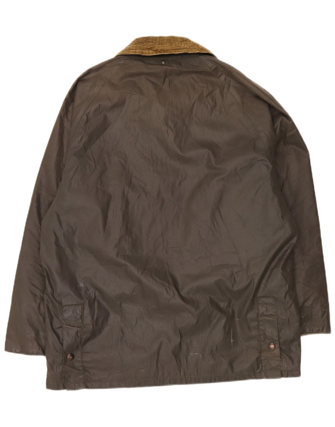 Giacca vintage da uomo in cotone cerato UK 40 grande verde