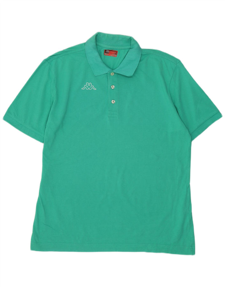 Polo Kappa da uomo grande verde