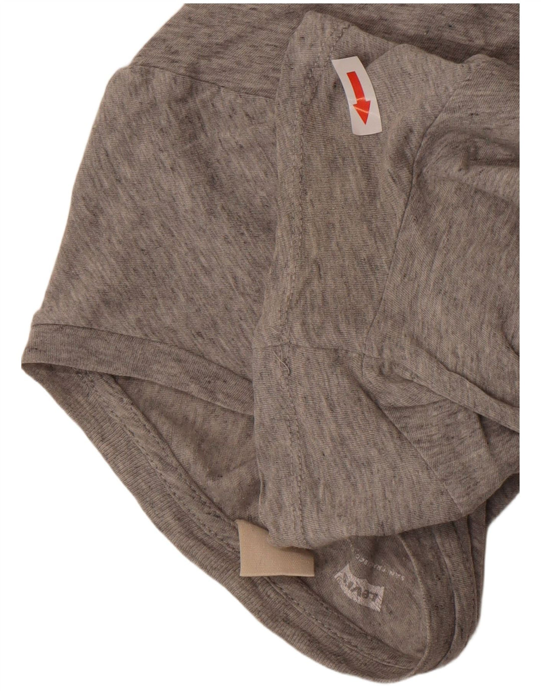 T-shirt grafica da donna Levi's Top UK 12 Cotone screziato grigio medio