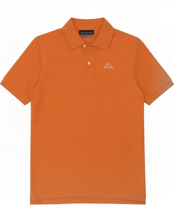 Polo Uomo Kappa Small Arancione In Cotone