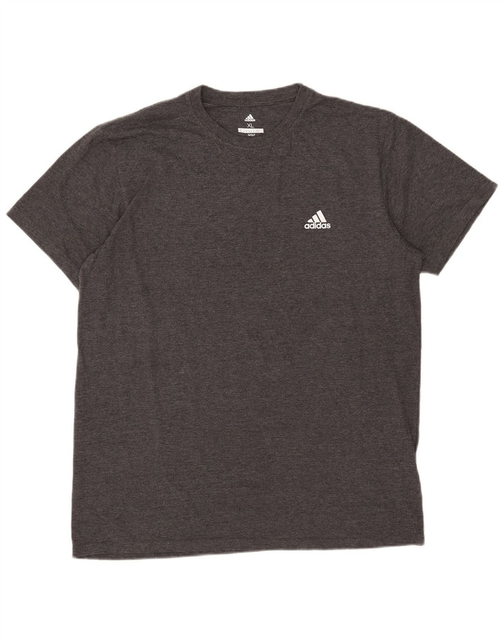 Maglietta Adidas da uomo Top XL in poliestere grigio
