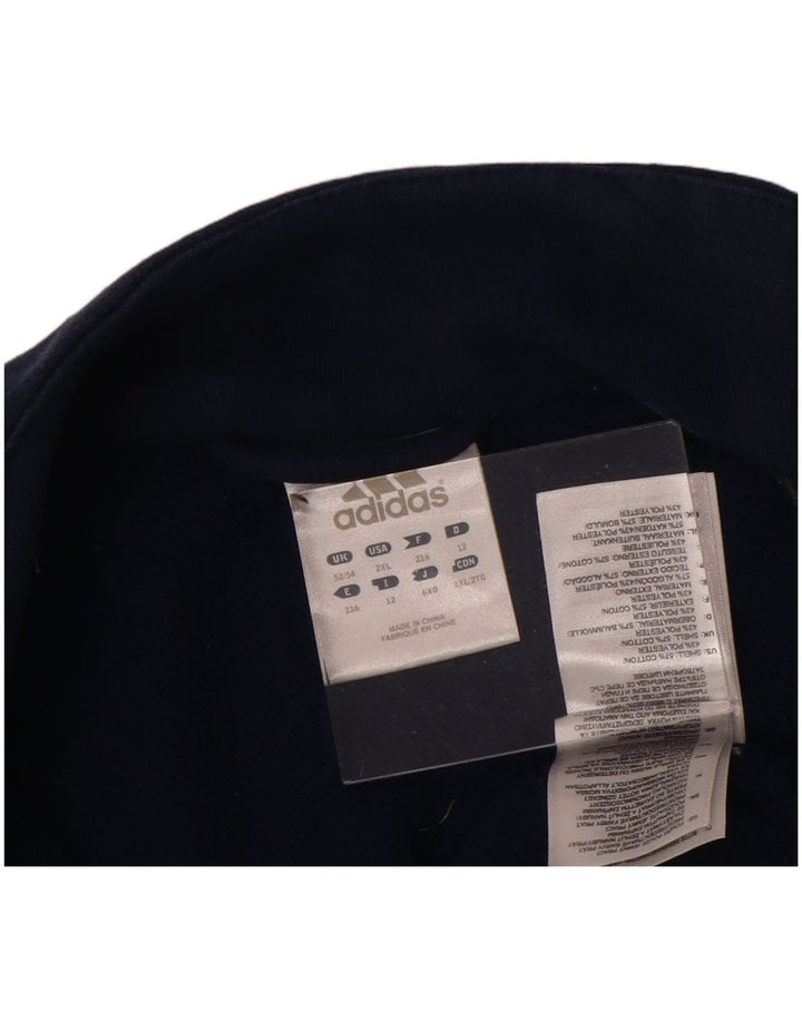 Giacca da tuta da uomo ADIDAS Climalite UK 52/54 2XL Cotone blu navy