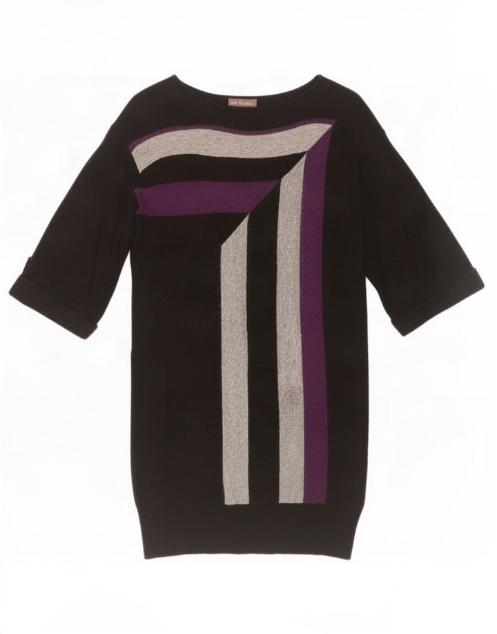 Abito maglione da donna Marks & Spencer UK 14 medio a righe multicolore