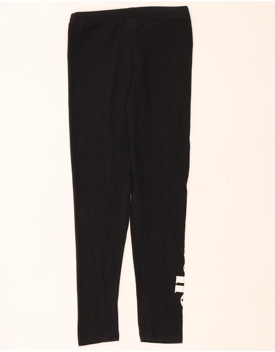 Leggings grafici da donna Ellesse UK 14 cotone nero medio