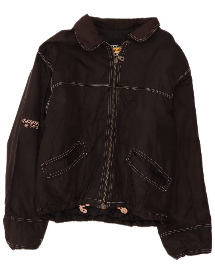 Giubbotto bomber vintage da uomo UK 42 XL nero