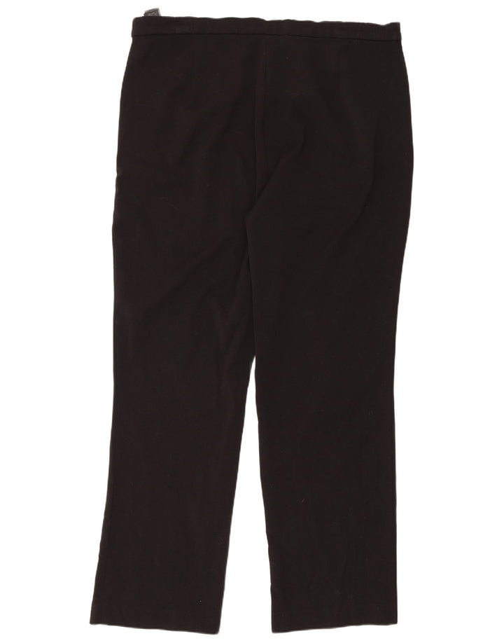 Pantaloni casual da donna Marks & Spencer UK 14 Large W34 L30 Poliestere nero