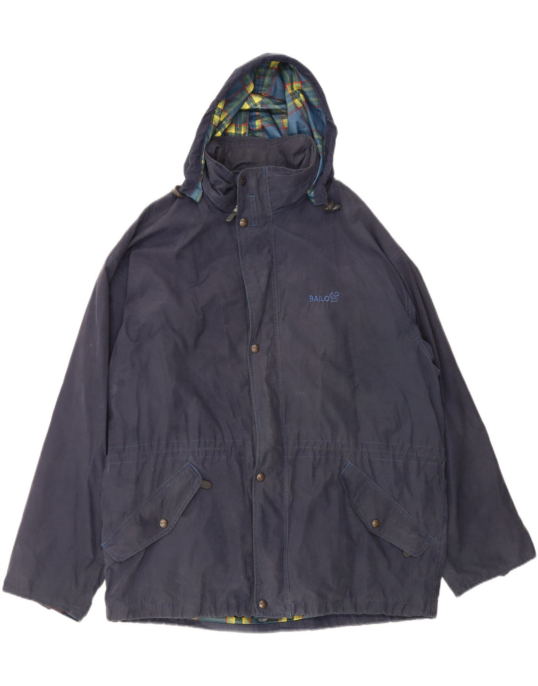 Giacca a vento con cappuccio da uomo Bailo IT 56 3XL Blu Navy