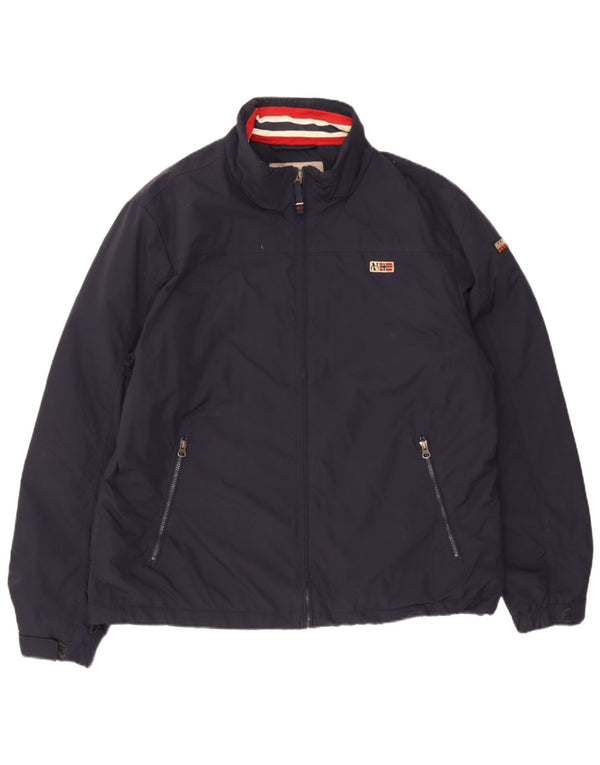Giubbotto bomber da uomo Napapijri UK 44 2XL Blu navy