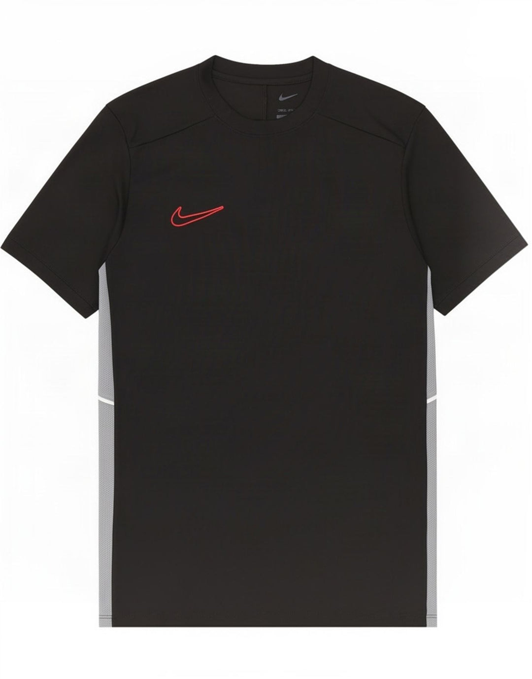 T-shirt Nike da uomo Dri Fit Slim, parte superiore in poliestere color block medio nero
