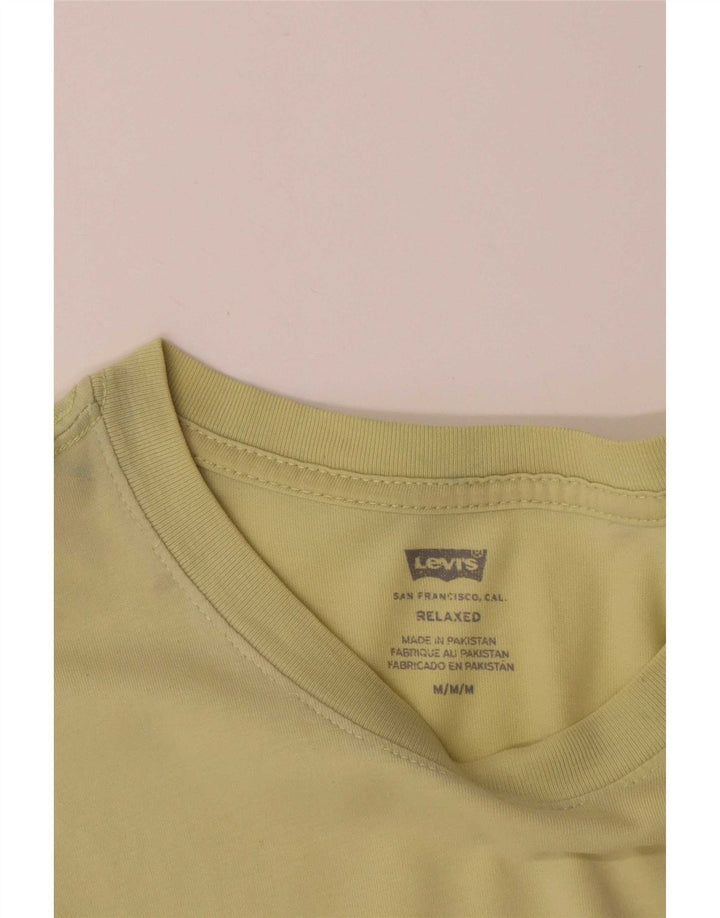 T-shirt rilassata da uomo Levi's Top in cotone giallo medio