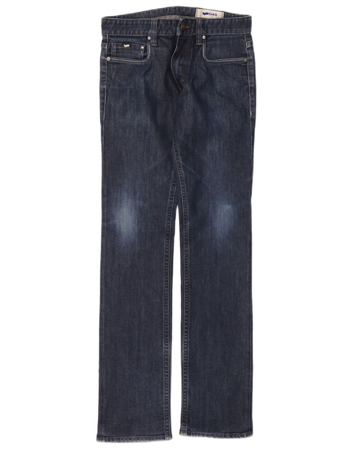 Jeans dritti da donna Gas W30 L34 cotone blu navy