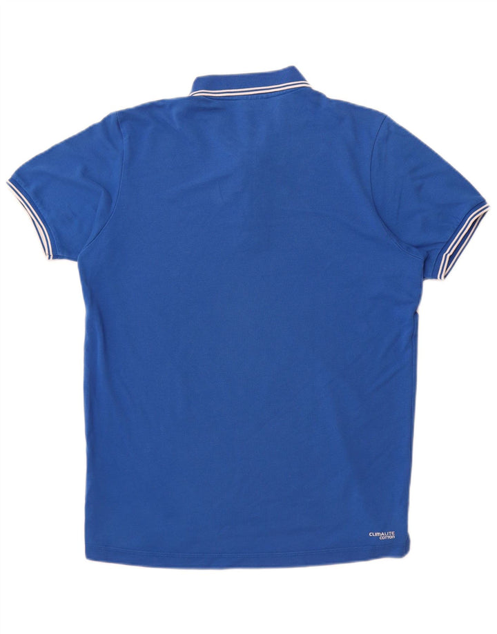 Polo ADIDAS da uomo Clima 365 in cotone blu medio