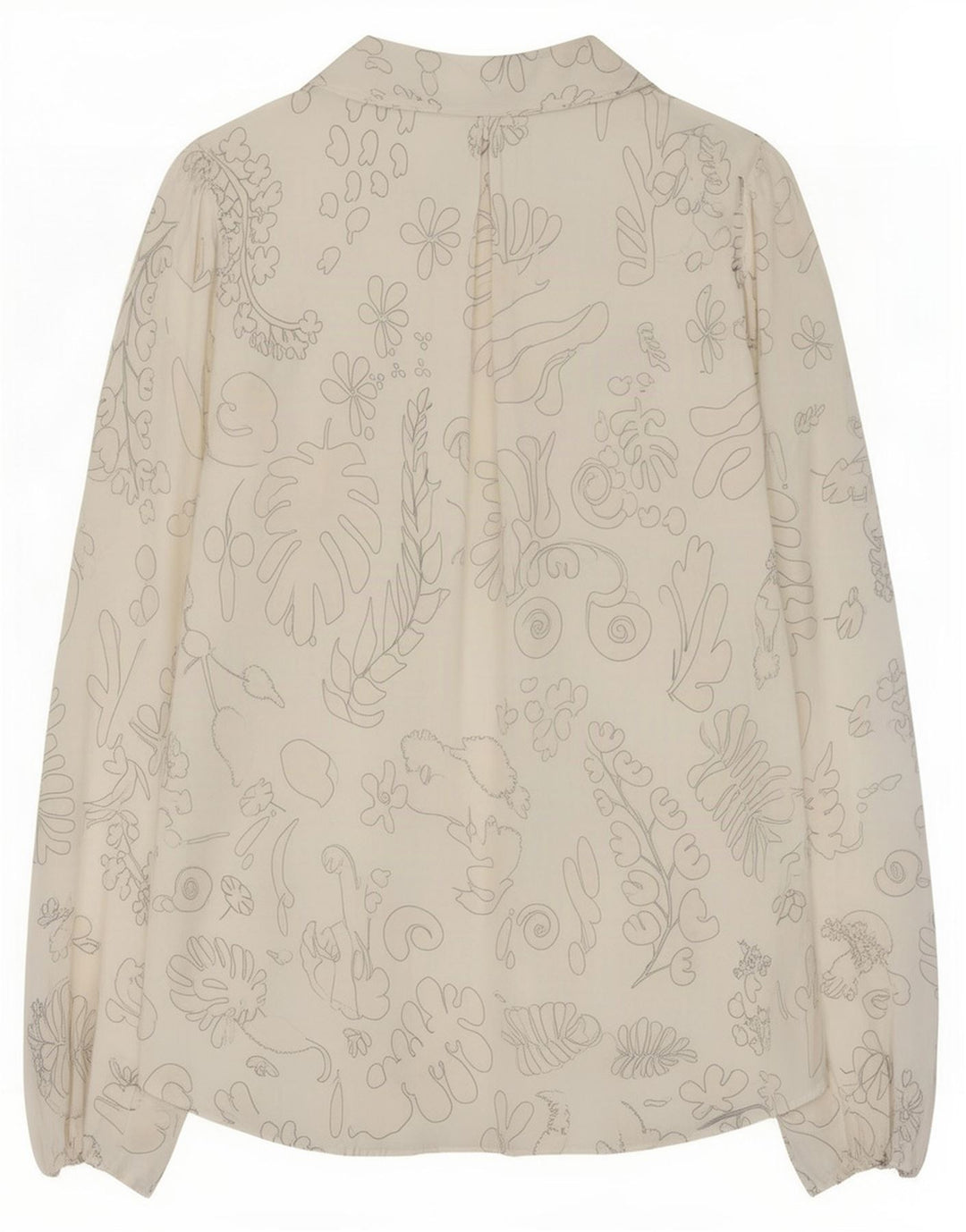 RIXO Donna Pullover Papillon Camicia Camicetta UK 14 Viscosa floreale bianca media