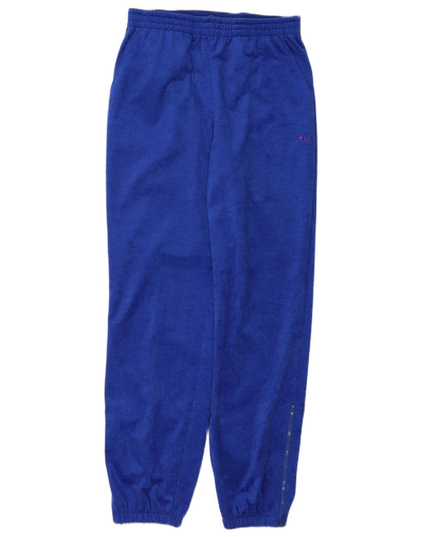 Pantaloni da tuta da uomo in velluto Fila Joggers IT 48 Poliestere blu medio