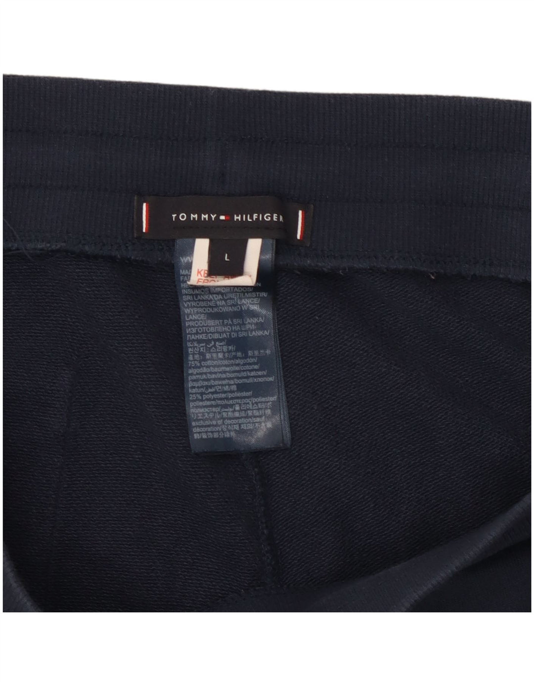 Pantaloni da tuta con grafica da uomo Tommy Hilfiger Joggers Large Blu Navy