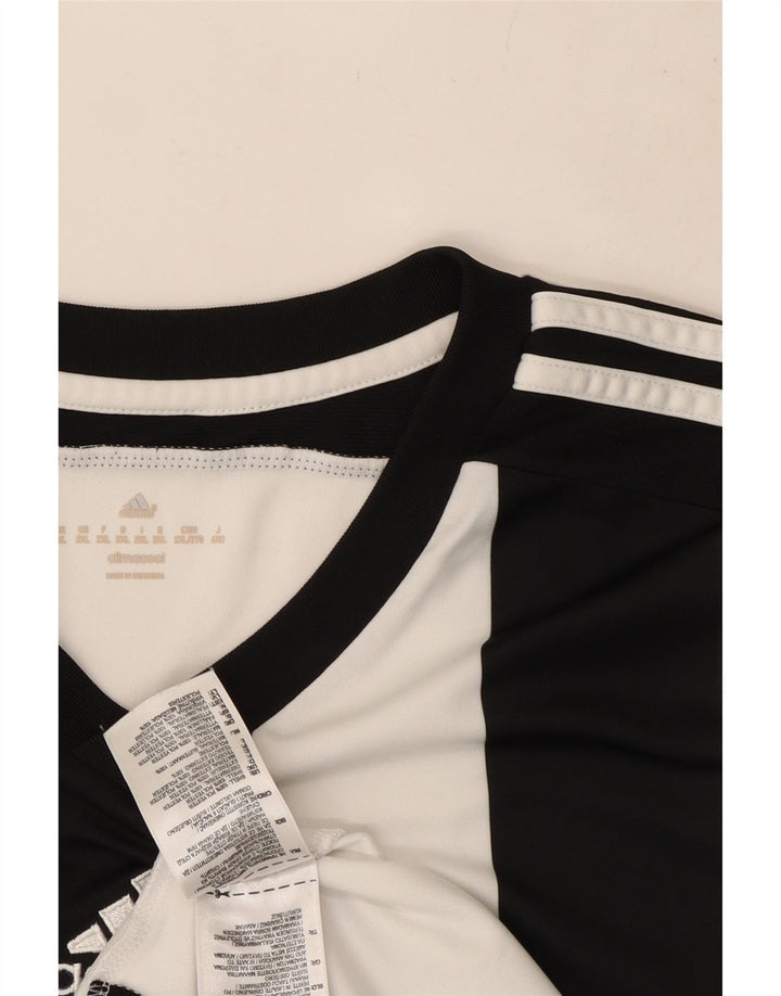 T-shirt Adidas Climacool da uomo Top 2XL Poliestere color block bianco